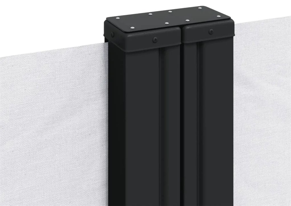 vidaXL Σκίαστρο Πλαϊνό Συρόμενο Λευκό 220x1200 εκ.