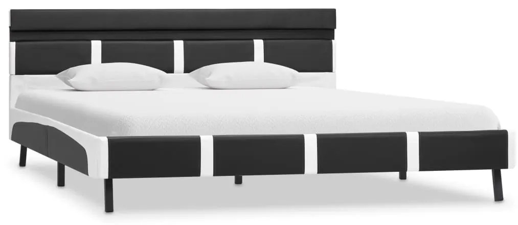 vidaXL Πλαίσιο Κρεβατιού με LED Γκρι 160x200 εκ. από Συνθετικό Δέρμα