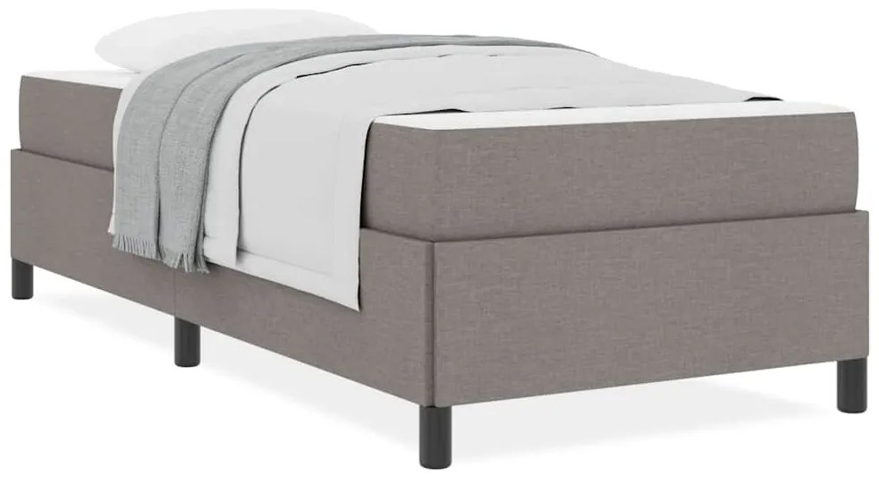 vidaXL Κρεβάτι με ελατήρια Κρέμα 90 x 200 cm
