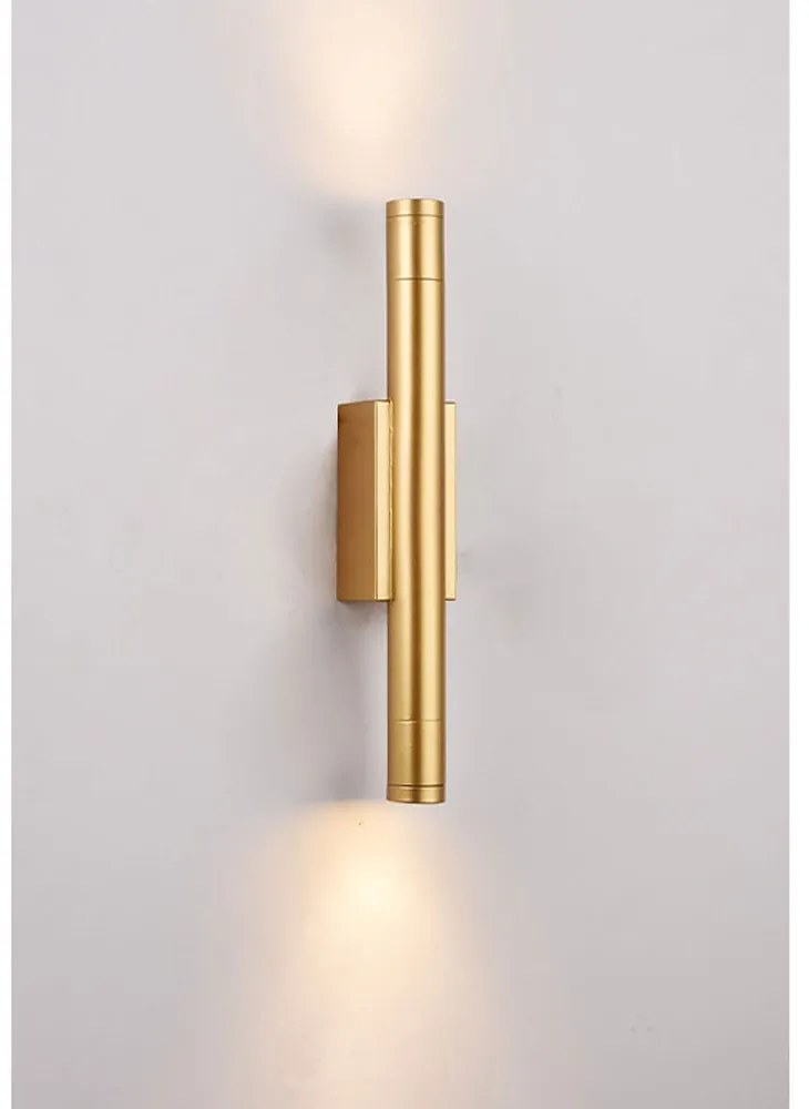 Φωτιστικό Τοίχου 43061 Led 2x5W 3000K 1180lm Gold Inlight