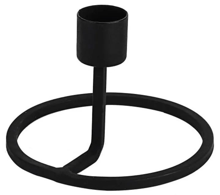 Κηροπήγιο Jelicoe Design 422034 10x7cm Black Eglo Steel