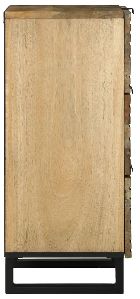 vidaXL Μπουφές - 40 x 33.5 x 75 εκ, φτιαγμένος από συμπαγές ξύλο μάνγκο.