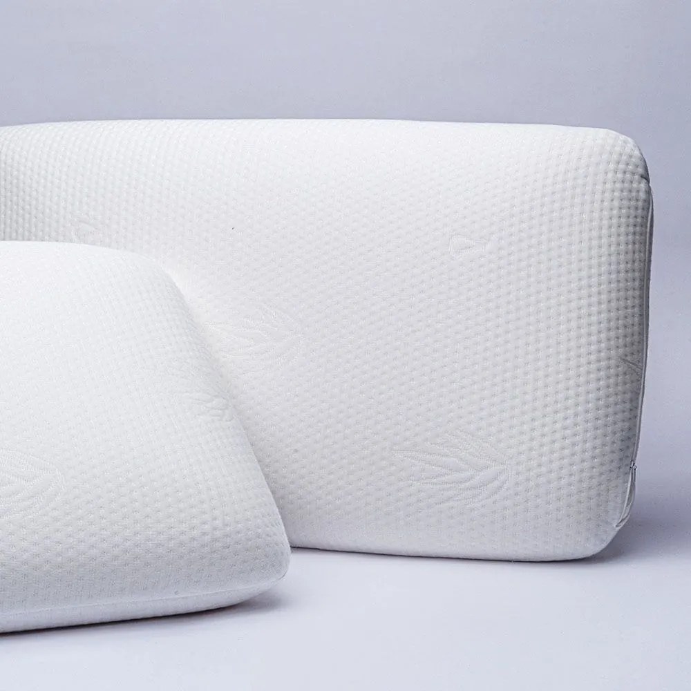 Μαξιλάρι Ύπνου Memory - Aloe Vera Anatomic White Palamaiki 50Χ70 50x70cm Viscose