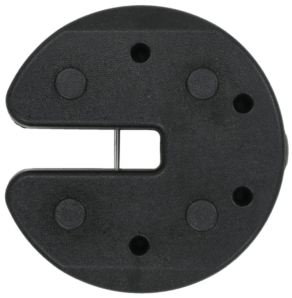 vidaXL Βαρίδια για Κιόσκι 4 τεμ. Μαύρα 220 x 50 χιλ. από Σκυρόδεμα