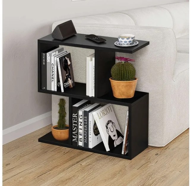 Βοηθητικό τραπεζάκι Homemania Megapap μαύρο 60x20x60εκ. GP037-0018,9-GP037-0018,9-Μαύρο GP037-0018,9