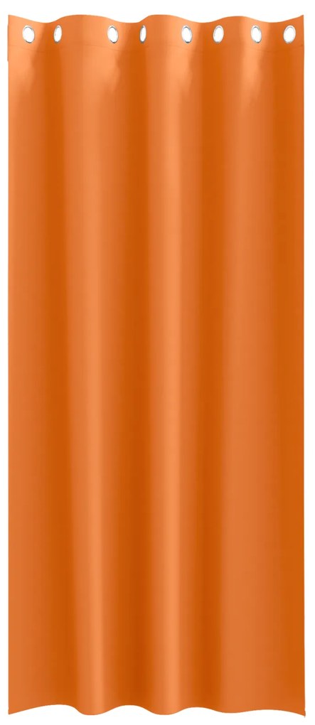 vidaXL Κουρτίνες 2 pcs Φωτεινό Πορτοκάλι 225 x 140 εκ. Πολυεστέρας