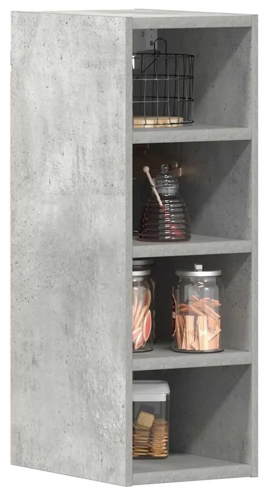 Κρεμαστό Ντουλάπι "Riga" Γκρι Σκυρόδεμα 20x29,5x60 εκ. από Τεχνητό Ξύλο