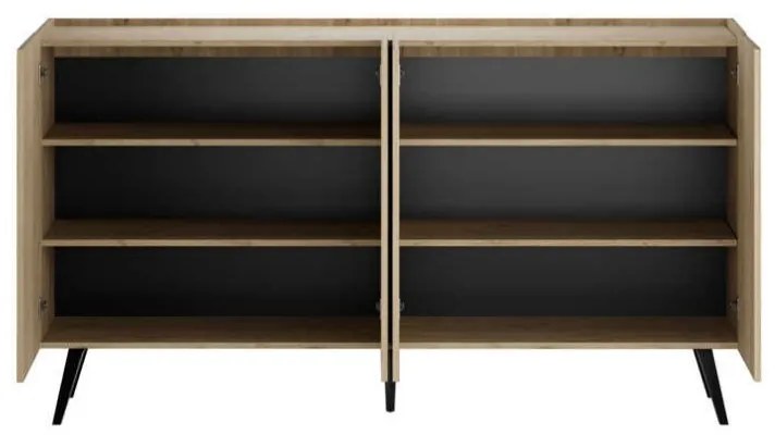 Μπουφές Luna Megapap χρώμα oak 180x43x100εκ. - GP009-0270,1