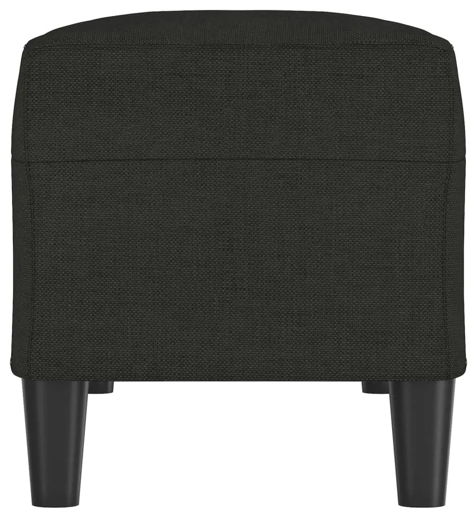 vidaXL Πάγκος Μαύρος 100x35x41 εκ. Υφασμάτινος