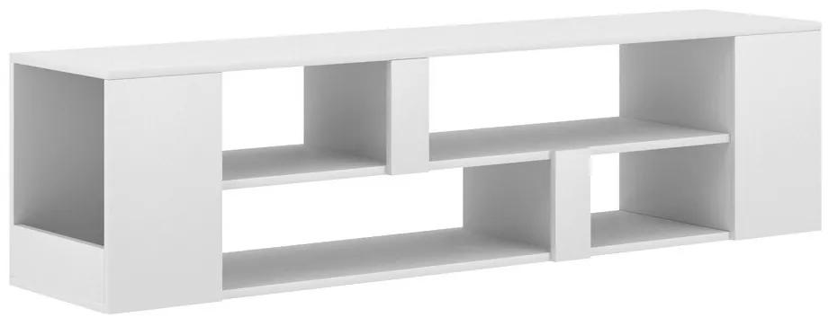 Τραπέζι Tv Indio 133, Άσπρο, 155x40x35cm