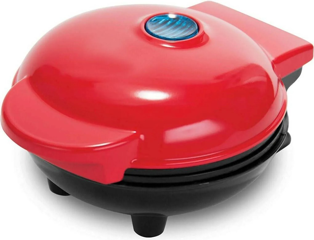 Mini Waffle Maker Βαφλιέρα σε Στρογγυλό Σχήμα 350W