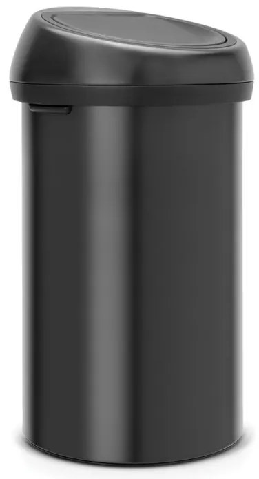 Brabantia Touch Bin 647252, 60 l, Ομαλό και αθόρυβο άνοιγμα, Μαύρο