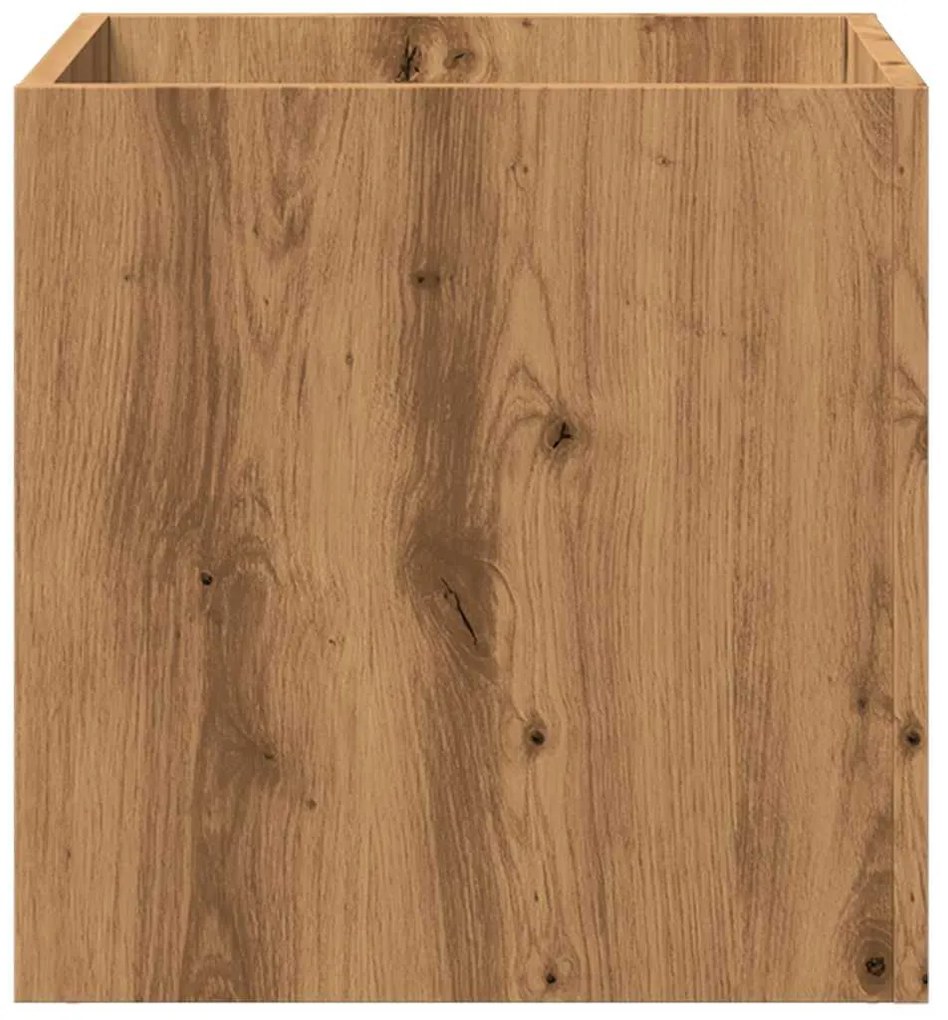 vidaXL Κουτί γλάστρας Artisan Oak 40x40x40 cm Κατασκευασμένο ξύλο