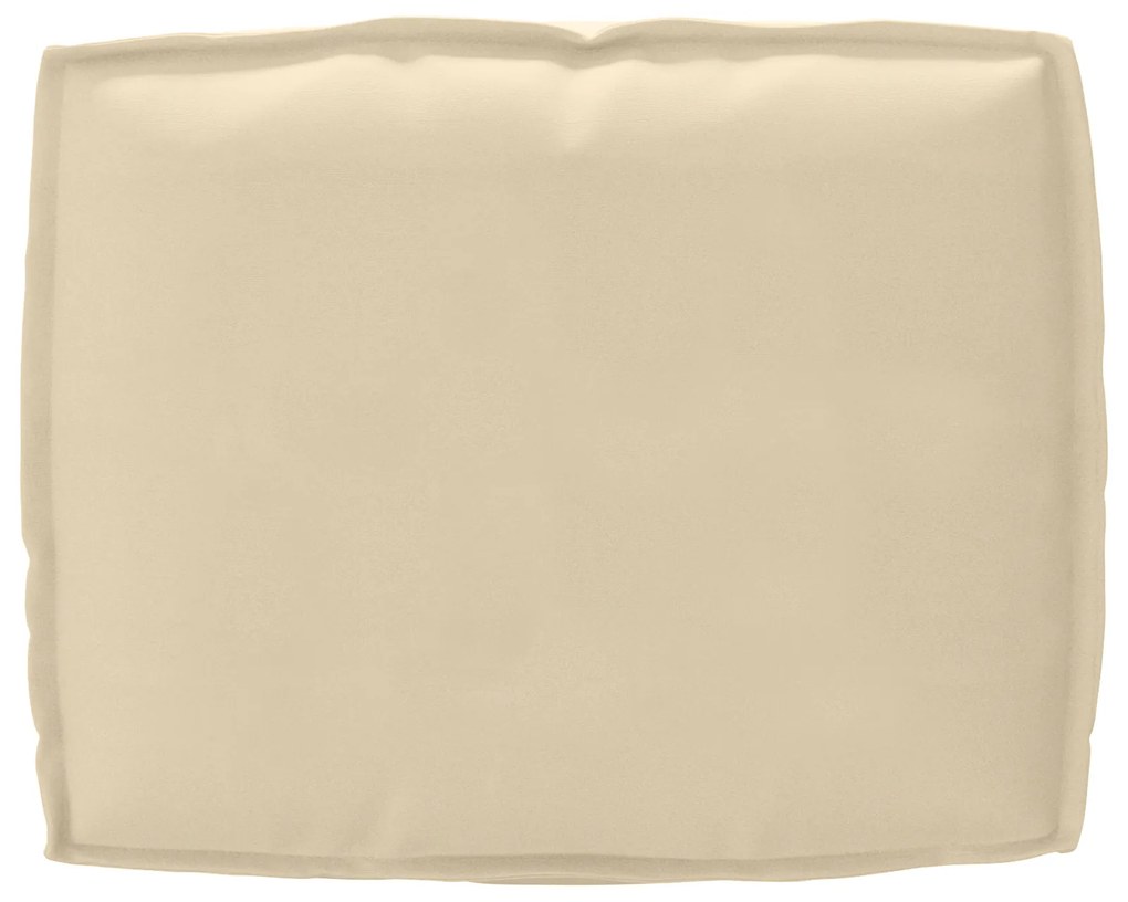 vidaXL Μαξιλάρι Παλέτας για Πλάτη Μπεζ 50x40x12 εκ, Υφασμα Οξφόρδη