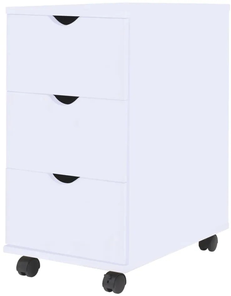 vidaXL Συρταριέρα Λευκή 33 x 45 x 60 εκ.