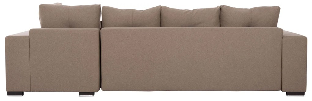 ΓΩΝΙΑΚΟΣ ΚΑΝΑΠΕΣ-ΚΡΕΒΑΤΙ ΜΕ ΑΠΟΘ.ΧΩΡΟ TRENDSTON HM3302.03R ΜΠΕΖ ΥΦΑΣΜΑ 298x177x95Υεκ