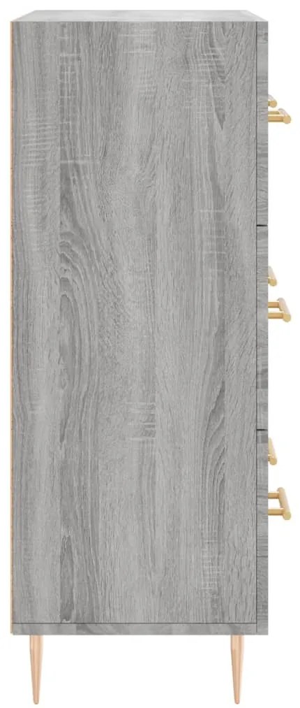 vidaXL Ντουλάπι Γκρι Sonoma 69,5 x 34 x 90 εκ. από Επεξεργασμένο Ξύλο