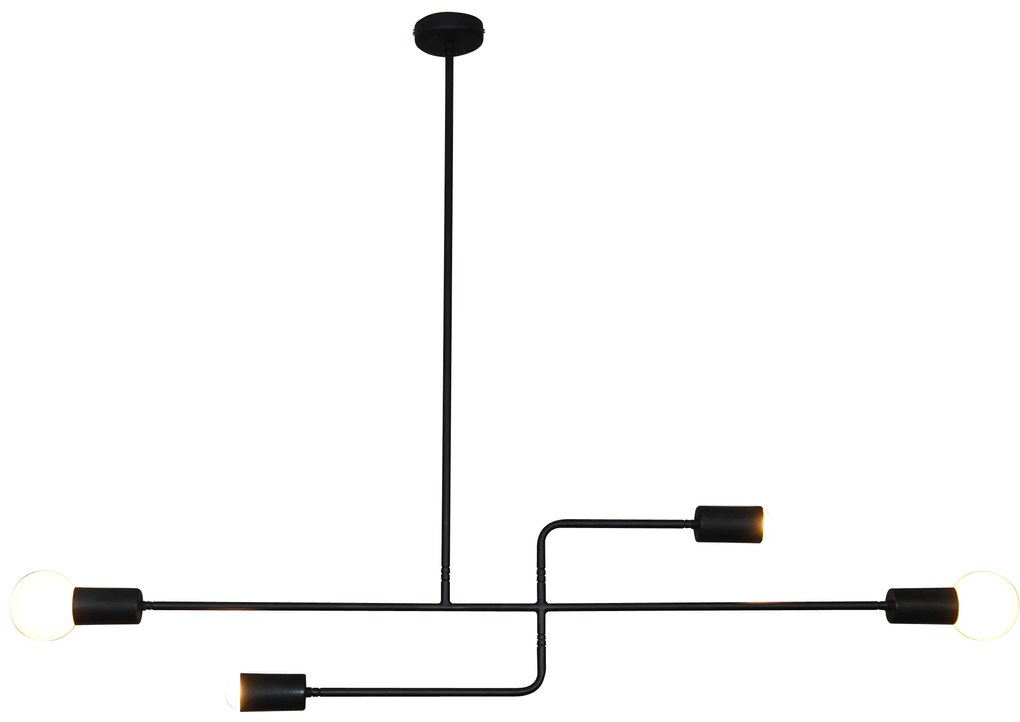 Φωτιστικό Οροφής HL-3525-4 RODNEY WHITE PENDANT - 77-3809 - 21W - 50W,51W - 100W - 77-3809