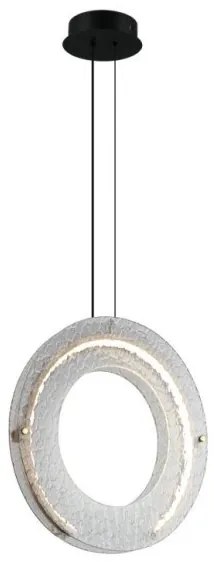 Κρεμαστό Φωτιστικό Οροφής LED 20W Φιμέ Γυαλί Φ40cm Tamara 4322700 Viokef 4322700 Φιμέ/Smoke