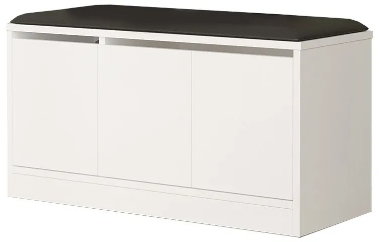 Έπιπλο εισόδου Firefly pakoworld λευκό 89.5x35.5x46εκ 176-000099