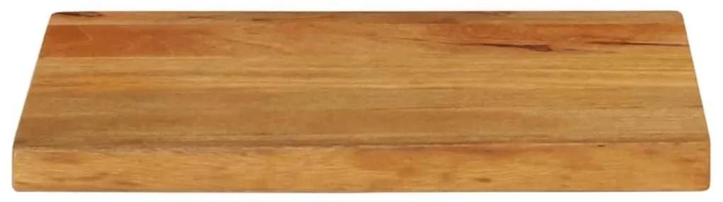 vidaXL Επιφάνεια Τραπεζιού 50x40x2,5 εκ. Live Edge Μασίφ Ξύλο Μάνγκο