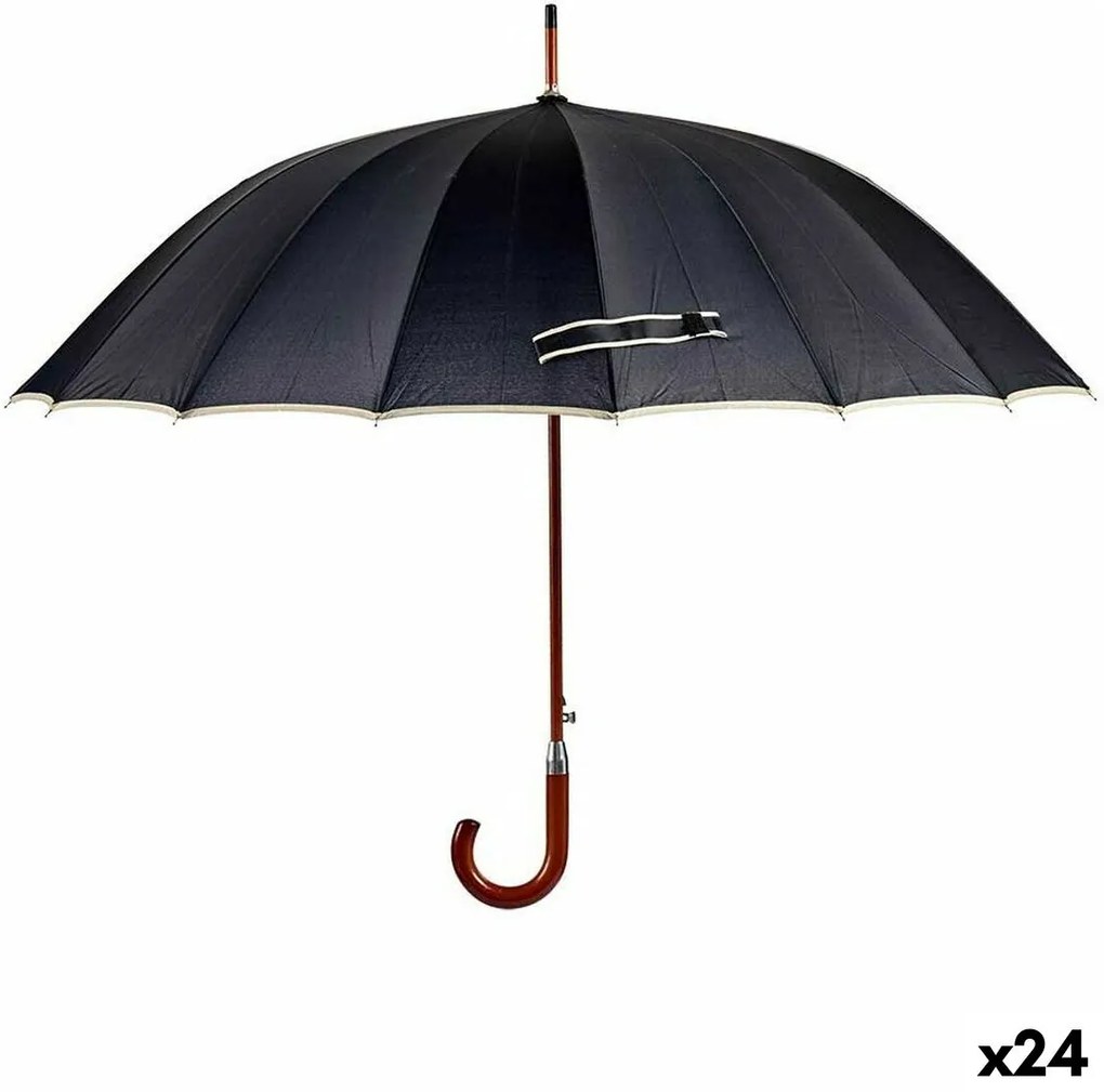Ομπρέλα Μαύρο 110 x 110 x 95cm 12 x 4 x 95 cm 12 x 95 x 2 cm 12 x 95 x 7 cm (24 Μονάδες)