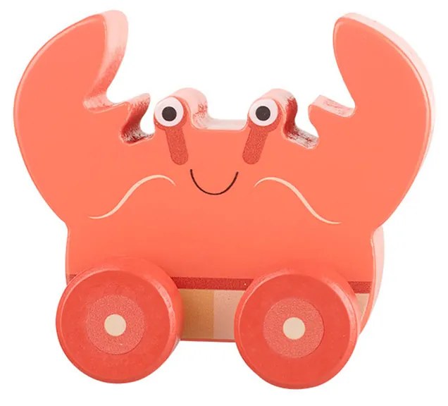 Ξύλινο Παιχνίδι Τρεχαλίτσα Orange Tree Toys Crab 60-07033