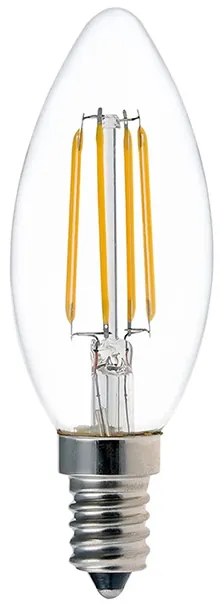 Λαμπτήρας LED C35 Bulb  4W 3000K E14 clear