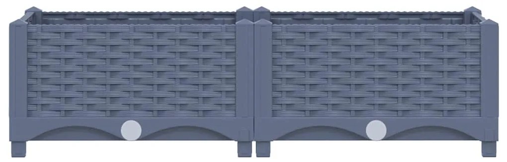 vidaXL Ζαρντινιέρα 80 x 40 x 23 εκ. από Πολυπροπυλένιο
