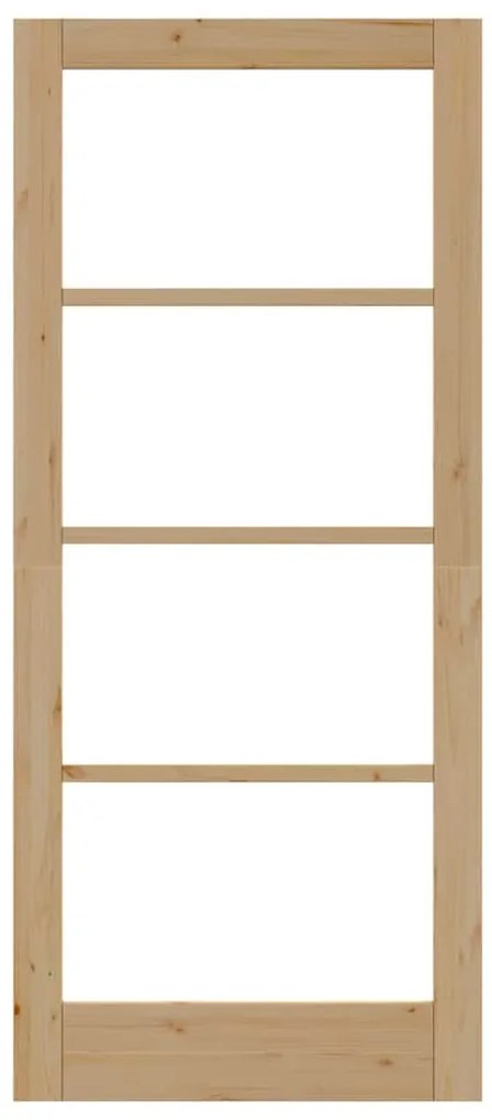vidaXL Εσωτερική Πόρτα με Γυαλί Καφέ 86 x 198.5 cm