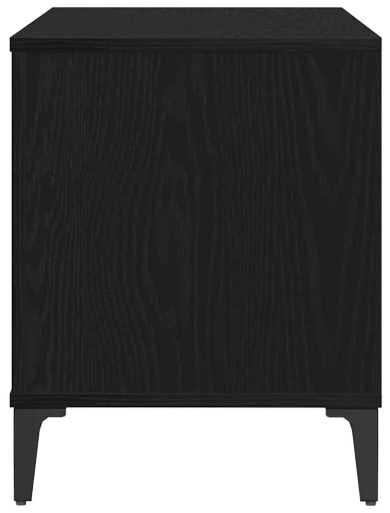 vidaXL ντουλάπι δισκίων Μαύρης Δρυός - 100x38x48 εκ από επεξεργασμένο ξύλο