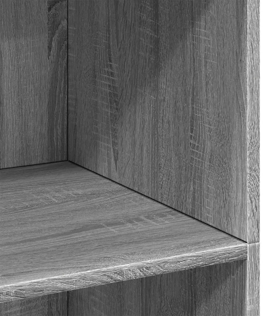 vidaXL Ντουλάπι Γκρι Sonoma 70x41x124 εκ. από Επεξεργασμένο Ξύλο