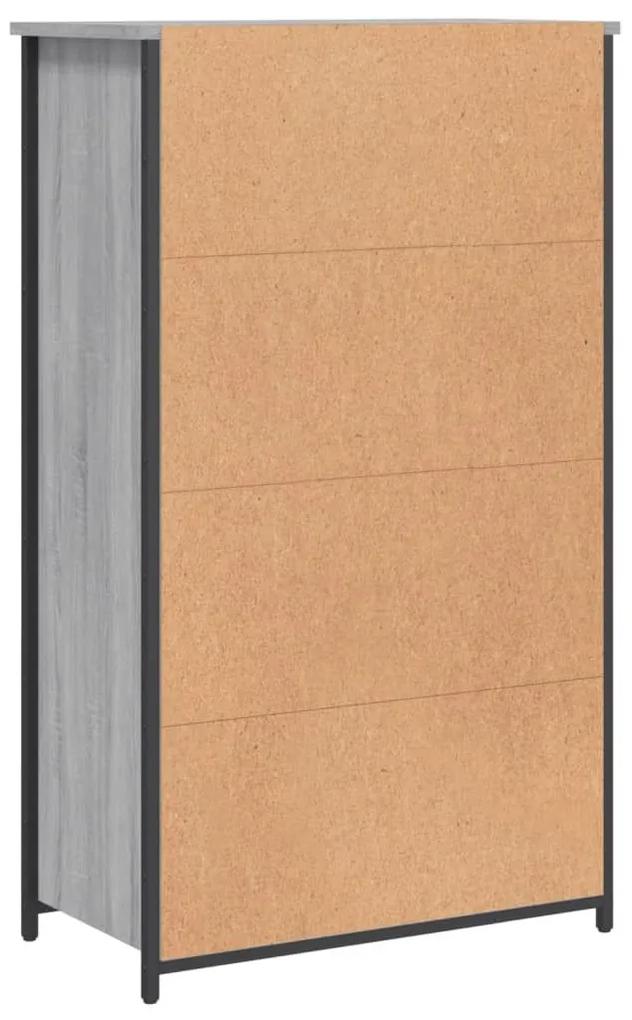 Ντουλάπι Γκρι Sonoma 62 x 32 x 103,5 εκ. από Επεξεργασμένο Ξύλο - Γκρι