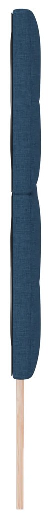 vidaXL Κεφαλάρι με κεφαλάρι Μπλε 180 cm ύφασμα