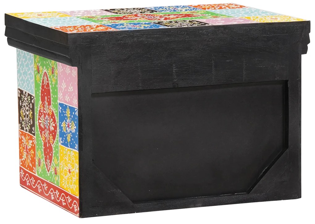 vidaXL Κομοδίνα 2 τεμ 40x30x28 εκ Φυσικό Ξύλο Μάνγκο & Μηχανικά Ξύλα