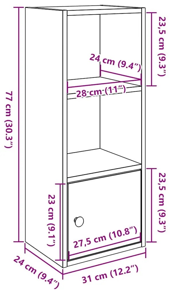 ΒΙΒΛΙΟΘΗΚΗ ΓΚΡΙ ΣΚΥΡΟΔΕΜΑΤΟΣ 31X24X77 ΕΚ. ΕΠΕΞΕΡΓ. ΞΥΛΟ 860331