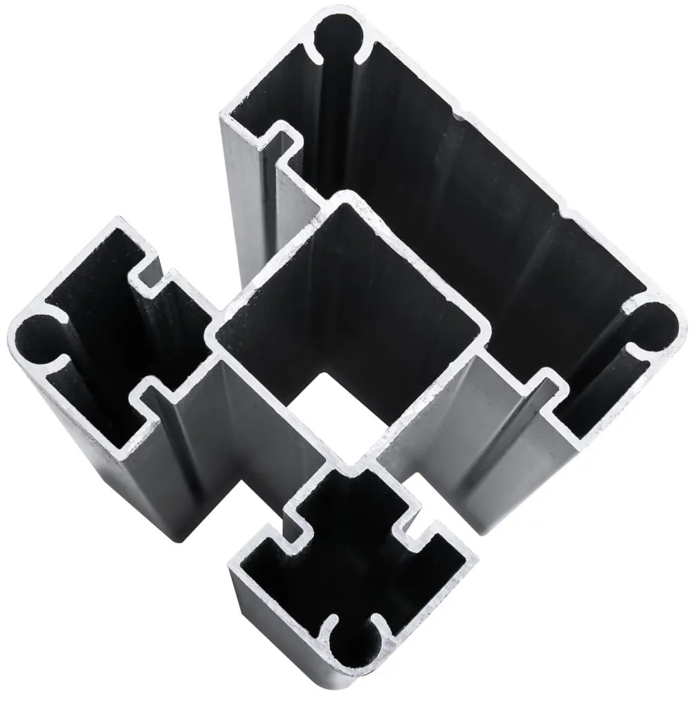 vidaXL Πάνελ Περίφραξης Γκρι 175 x 146 εκ. από WPC