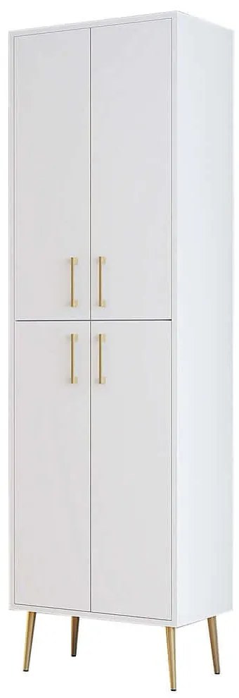 Στήλη Μπάνιου Berlin 845HCT5522 60x35x202cm White Μοριοσανίδα, Μελαμίνη