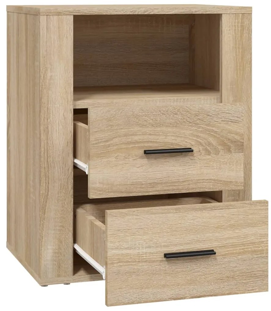 vidaXL Κομοδίνο Sonoma Δρυς 50x36x60 εκ. από Επεξεργασμένο Ξύλο