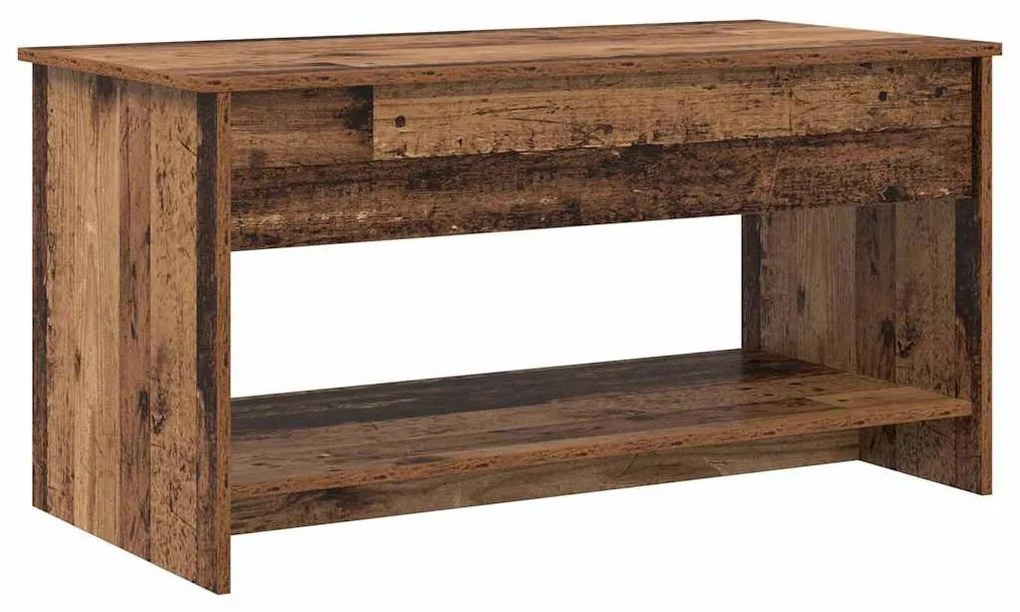 vidaXL Τραπεζάκι σαλονιού Παλαιό ξύλο 102 x 50 x 52.5 cm