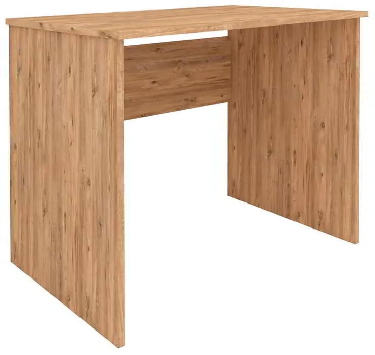 Γραφείο εργασίας Kalen Megapap από μελαμίνη χρώμα pine oak 90x60x74εκ.