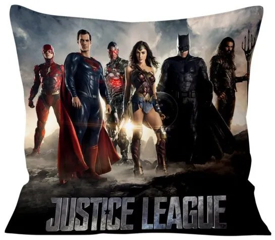 Beauty Home Μαξιλάρι με γέμιση Justice League Art 6186 40x40 Εμπριμέ