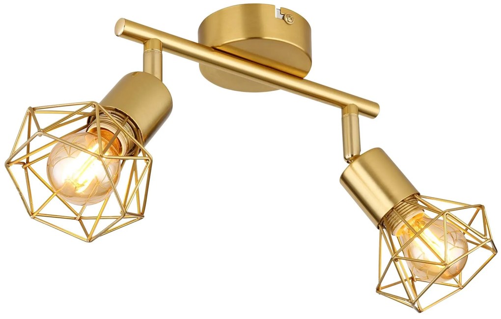 Φωτιστικό Σποτ Globo Lighting XARA I 54802GB-2 GOLD