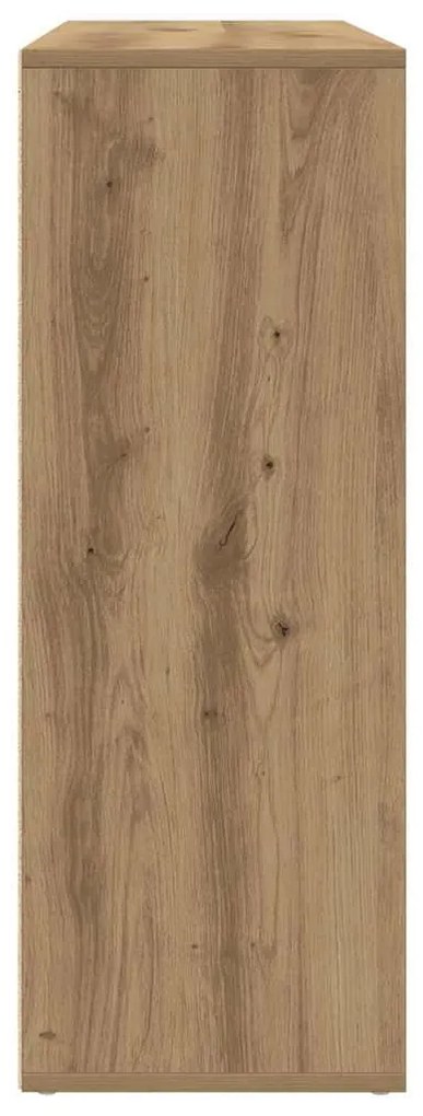 vidaXL Πλαϊνό γραφείο με συρτάρι 2 pcs Artisan Oak 60 x 31 x 84 εκ.
