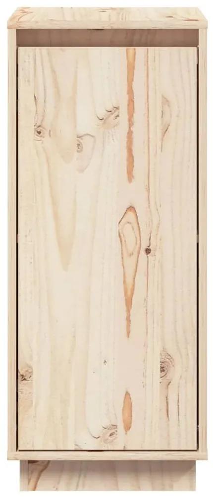 Ντουλάπια 2 τεμ. 31,5 x 34 x 75 εκ. από Μασίφ Ξύλο Πεύκου - Καφέ
