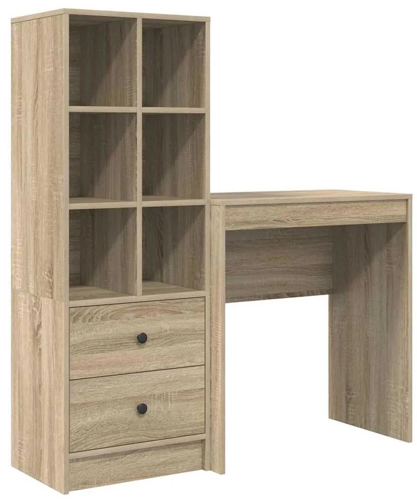 vidaXL Γραφείο με αποθηκευτικό χώρο 2 pcs Δρύς Sonoma 70 x 40 x 76 εκ.