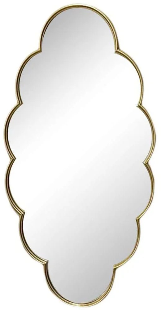 Καθρέπτης Τοίχου Tyko 295-000008 60x3x111cm Gold Inart Metal, Glass