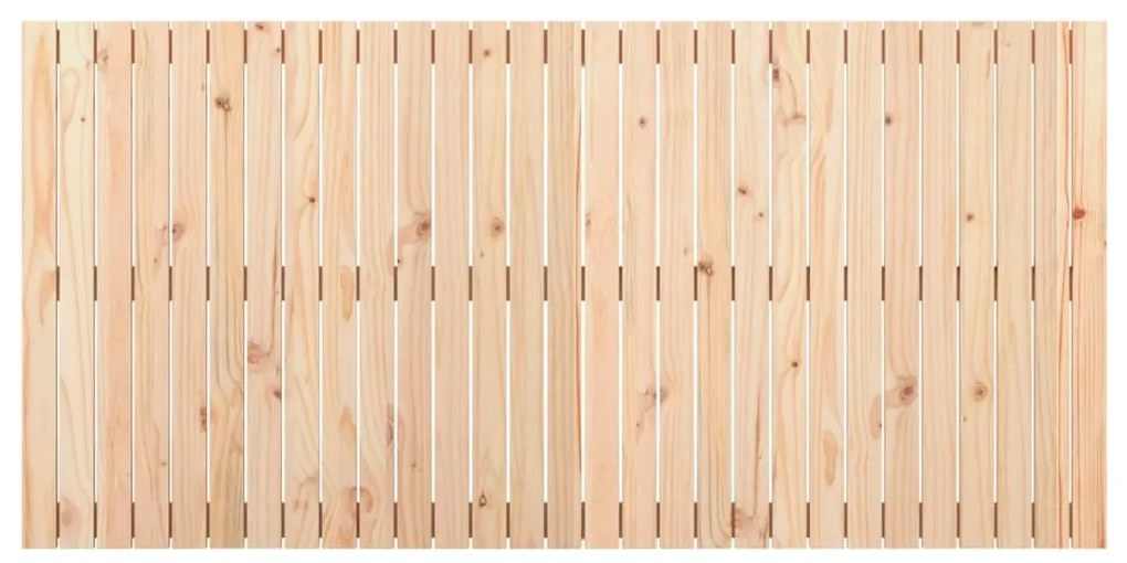 vidaXL Κεφαλάρι Επιτοίχιο 185x3x90 εκ. από Μασίφ Ξύλο Πεύκου