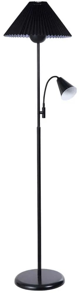 Φωτιστικό Δαπέδου 534LUN5337 Φ38x155cm 1xE27/1xE14 40W Black Opviq