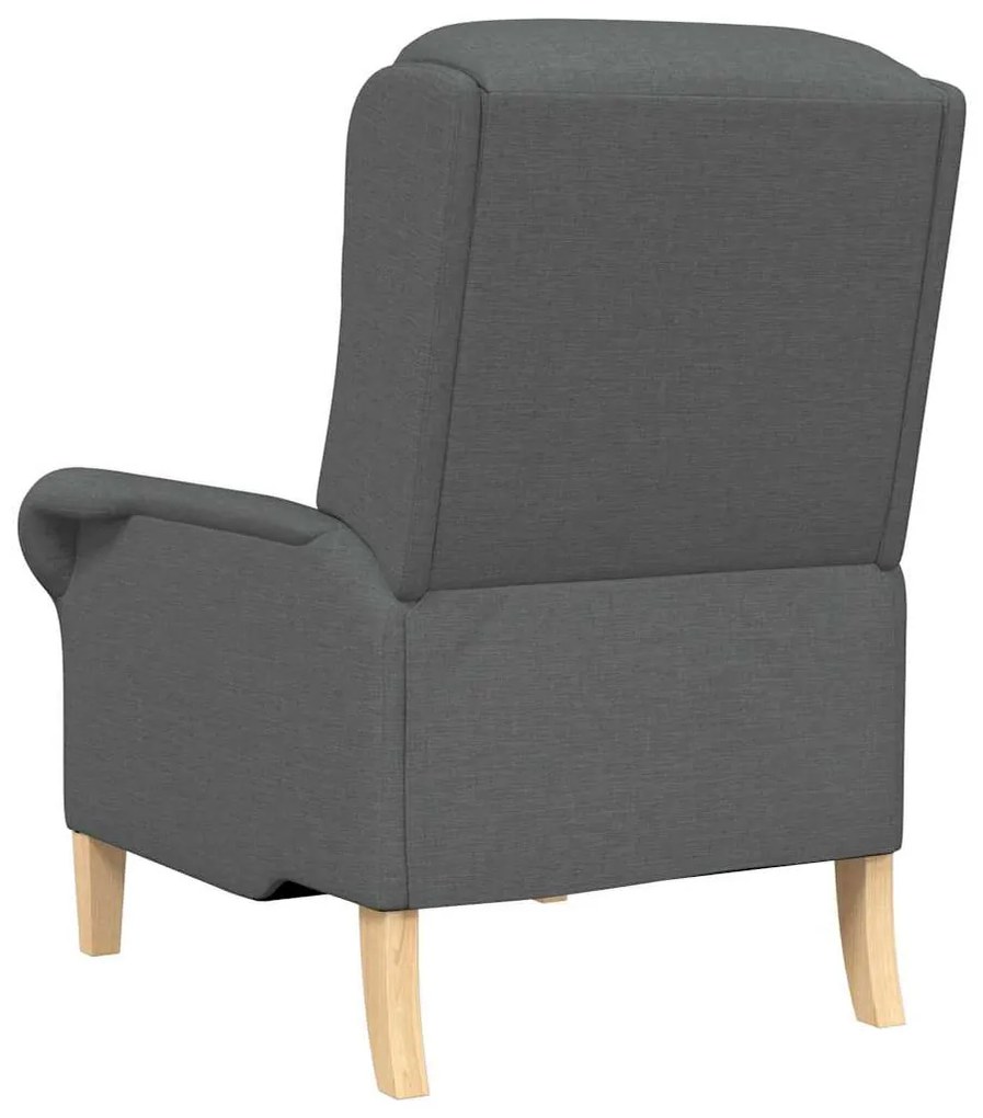 vidaXL Πολυθρόνα Σκούρο γκρι 76 x 94 x 102 εκ. ύφασμα